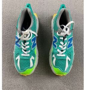 New Balance 574 X Salehe Bembury Yurt Emerald Sky US 9.5 Mesh Suede Sneakers